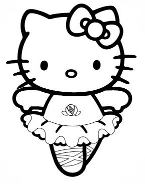 Desenhos do Hello Kitty para colorir