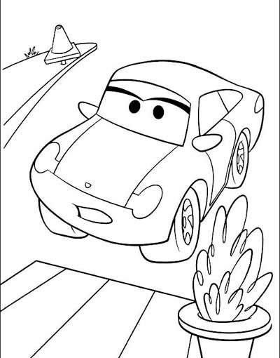 Desenhos do Carros para colorir